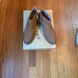 Size 6, Fat Face Leather Booties